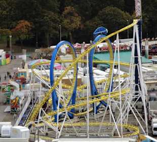 Blick auf den Freimarkt aus dem Riesenrad
