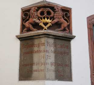 Hier waltete ein früherer Bäcker