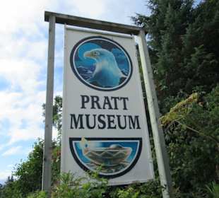 Hinweisschild Pratt Museum