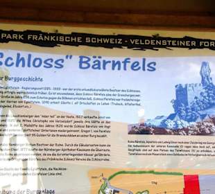 Die Burg Bärnfels und seine Umgebung