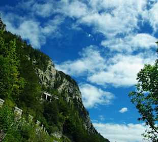 Der zurück gelegte Weg