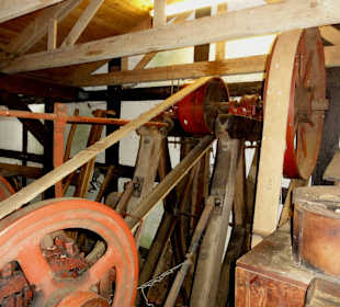Transmissionsantrieb des Sägewerkes