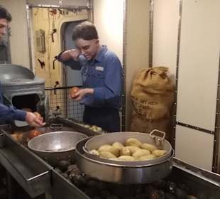 Kartoffel schälen, nicht so beliebt