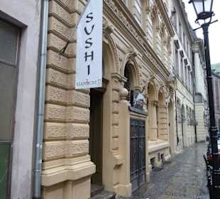 Eingang zum Restaurant Szajnochy 11 
