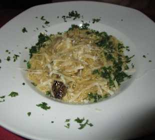 Chili -Spaghetti Steinpilze