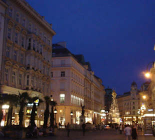 Der "Graben" in Wien in einer Juli-Sommernacht