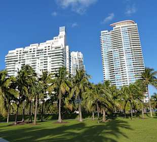 Park neben dem Parkplatz