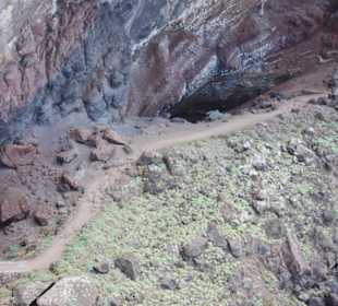 Weg zum Traumstrand Playa de Nogales