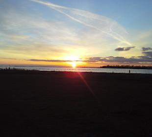 Sonnenuntergang am Südstrand