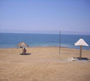 Tote Meer mit Duschmöglichkeit