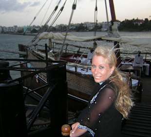 Tamarind Dhow vor dem Ablegen