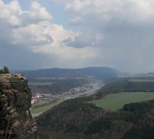 Blick in Richtung Bad Schandau