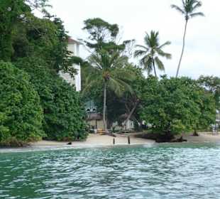 Hotel auf der Bacardi-Insel