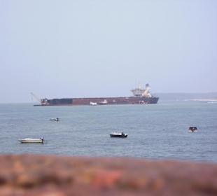 Der havarierte Tanker