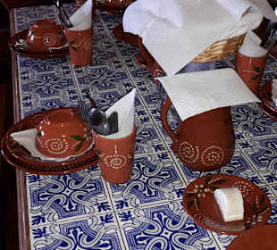 Mittagessen auf dem Landgut