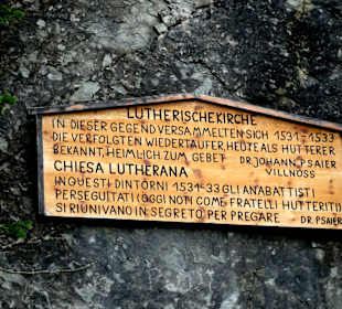 Gedenktafel Lutherische Kirche bei St. Magdalena