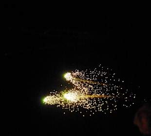 Das Abschlussfeuerwerk im Bild