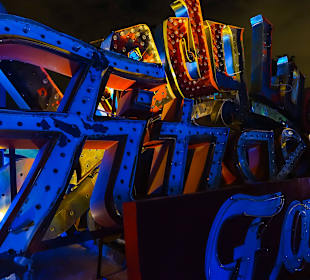 Neon Museum bei Nacht