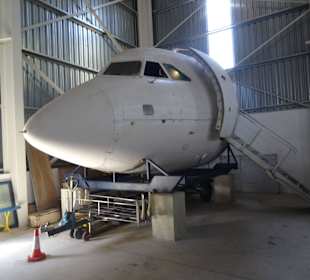 Kanzel einer Passagiermaschine