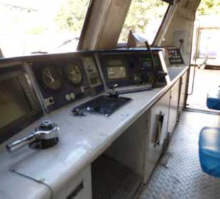 Führerstand einer E-Lok