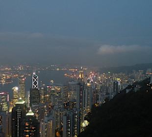 The Peak Ausblick nachts