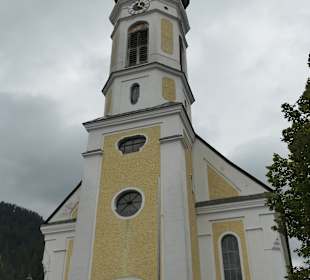 Die kath. Kirche St. Pankratius von Reit im Winkel