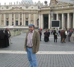 Ich (Jerzy) auf dem Platz
