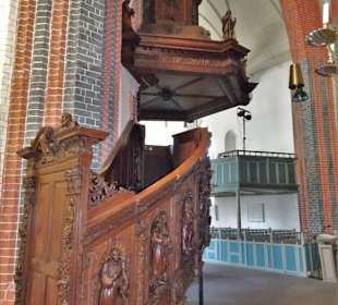 Aufgang zur Kanzel der Ludgerikirche