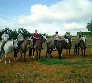 Vor dem Abschiedsritt