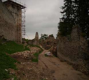 Blick auf das erste Tor