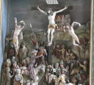 Dreiteiliger Altaraufsatz, ev. Johannes-Kirche