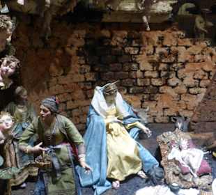 Szene aus der Weihnachtskrippe