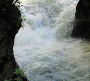 Die Passer-Klamm an der Gilfpromenade