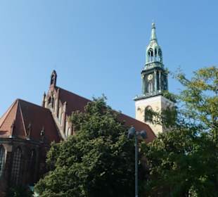 Die Marienkirche bei der Karl-Liebknecht-Straße