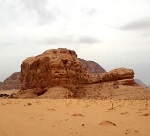Wüstenlandschaft Wadi Rum