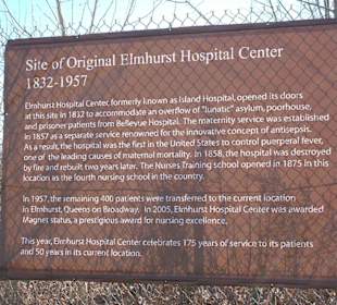 Elmhurst Hospital Center 1832 bis 1957 