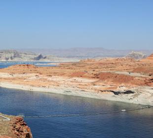 Lake Powell vor dem Glen Canyon Staudamm 