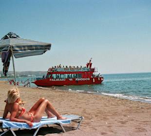 Station direkt am Strand