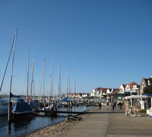 Der  Hafen in Travemünde