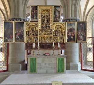 Blick auf den Altar der St. Marienkirche