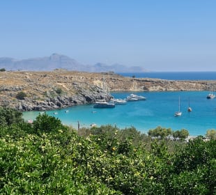 Hafen Lindos