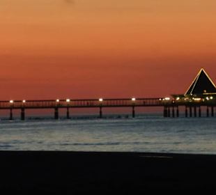 Die Seebrücke am Abend
