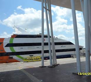 Fährschiff zur Insel Cozumel