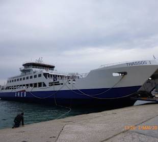 Fähre von Kavala nach Thassos