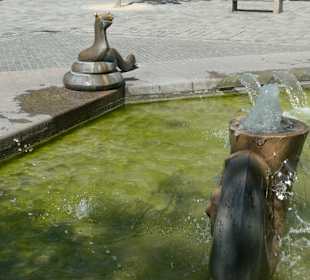 Der Paradiesbrunnen auf der Dr.-Max-Grundig-Anlage