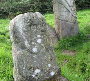 Caldragh Cemetery Stone Figures