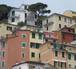 Riomaggiore das östlichste Dorf der Cinque Terre