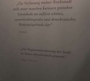 1. Obergeschoß - Zünfte - Reichsstadt 16.-18. Jh. 