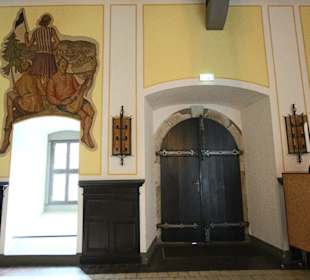 Wandmalereien zur Stadtgeschichte