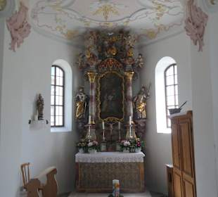 In der St.-Anna-Kapelle in Rubi